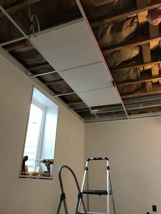 Its nice to help cut down on noise between floors